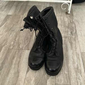 Authentic combat army boots